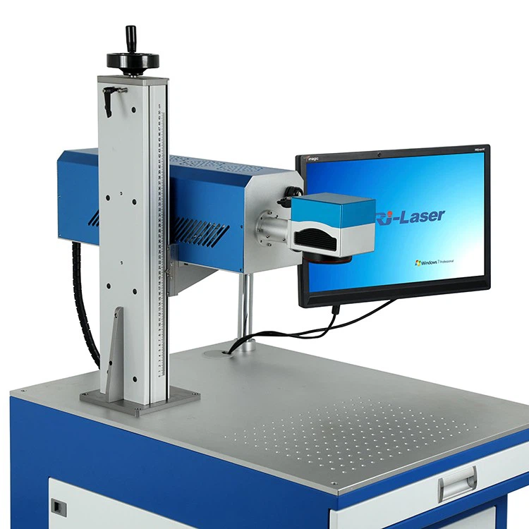 60 Watts Cabinet Type CO2 Laser Marking Machine For Acrylic Sheet, Plastic Marking