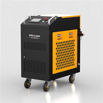 Sanoat metall sirtini tozalash uchun 500 vattli Raycus lazer pulsli lazerni tozalash mashinasi