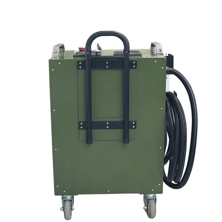 200W Pulsed Laser Cleaning Machine For Truck Restoration, Luggage-Type Laser.